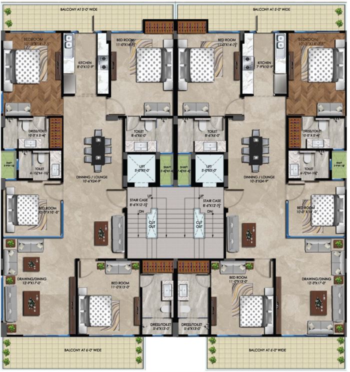 4BHK-Floor-Plan